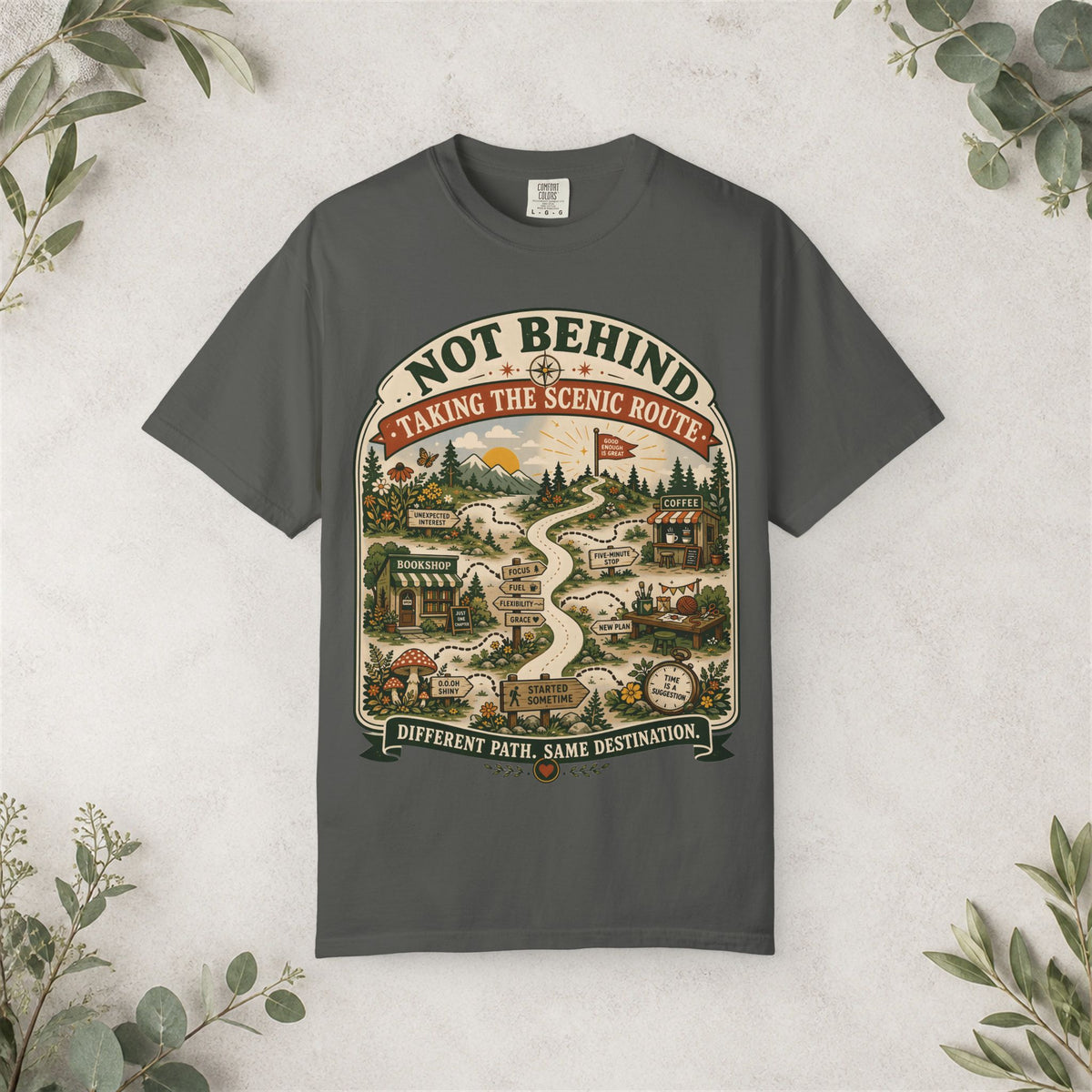 Not Behind -Taking the Scenic Route