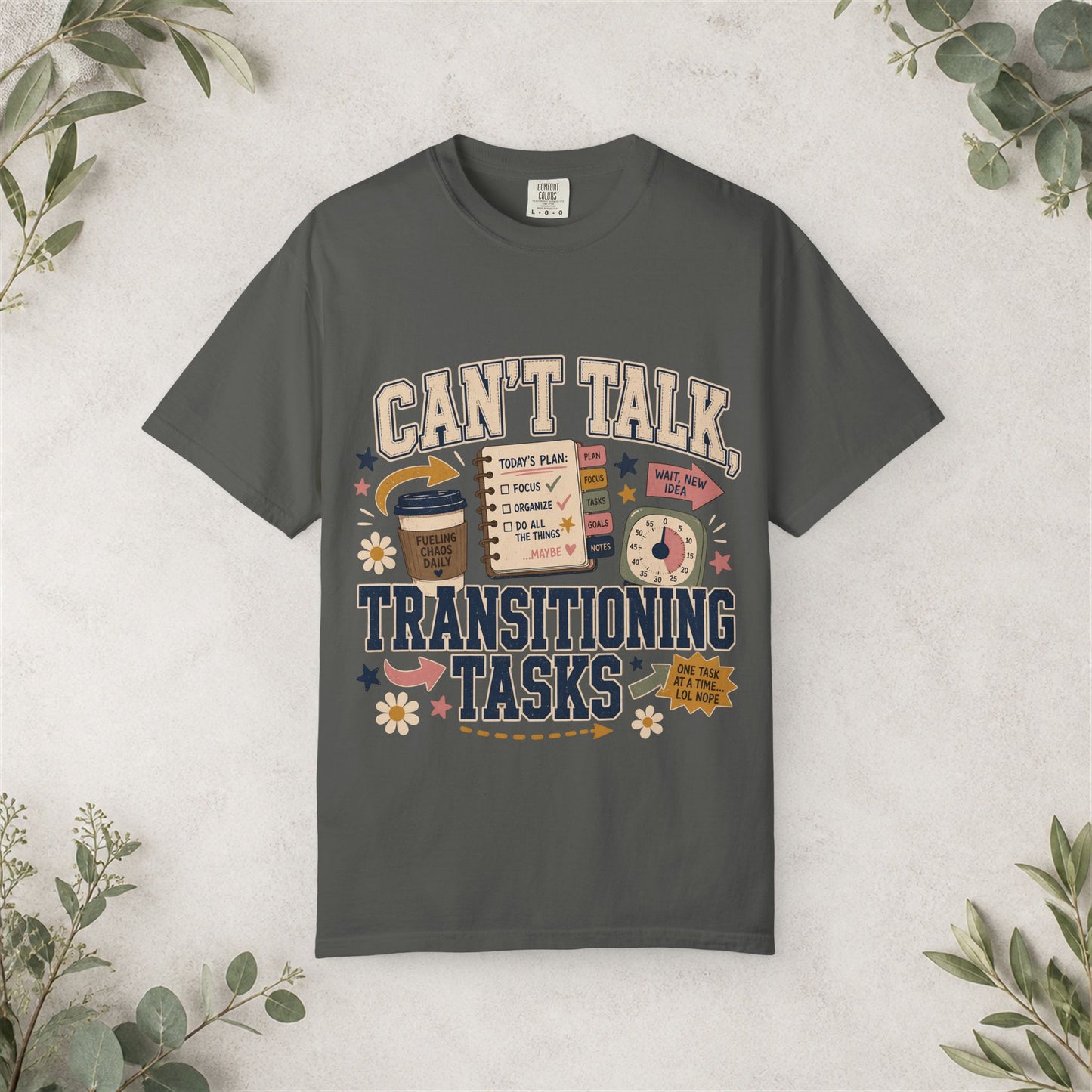 Can’t Talk Transitioning Tasks