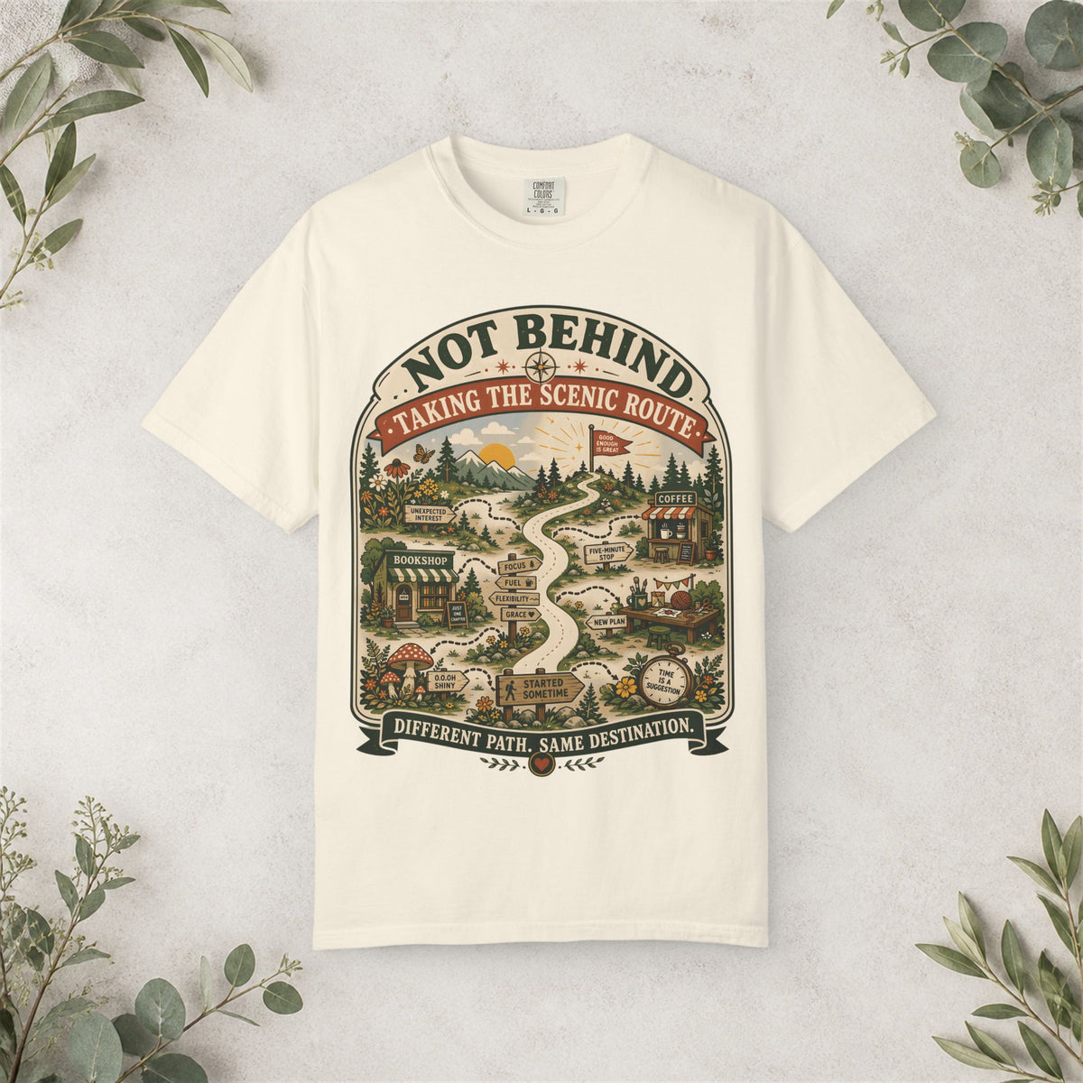 Not Behind -Taking the Scenic Route