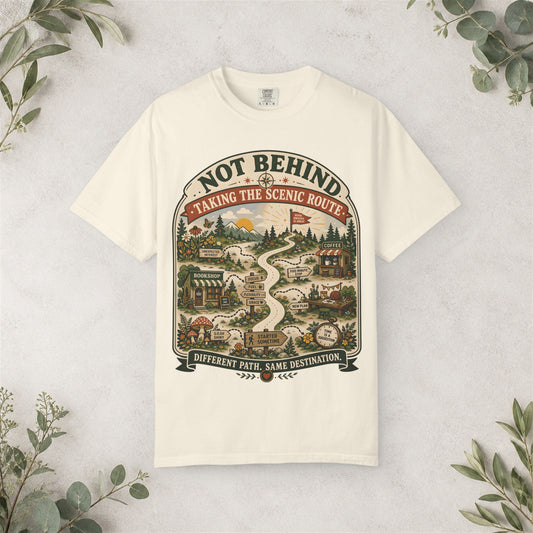 Not Behind -Taking the Scenic Route
