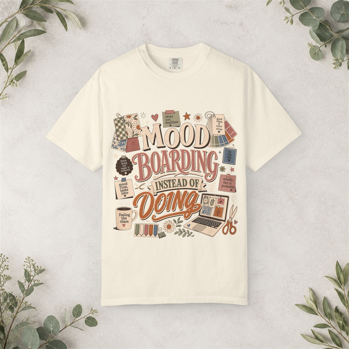Mood Boarding Instead of Doing Shirt