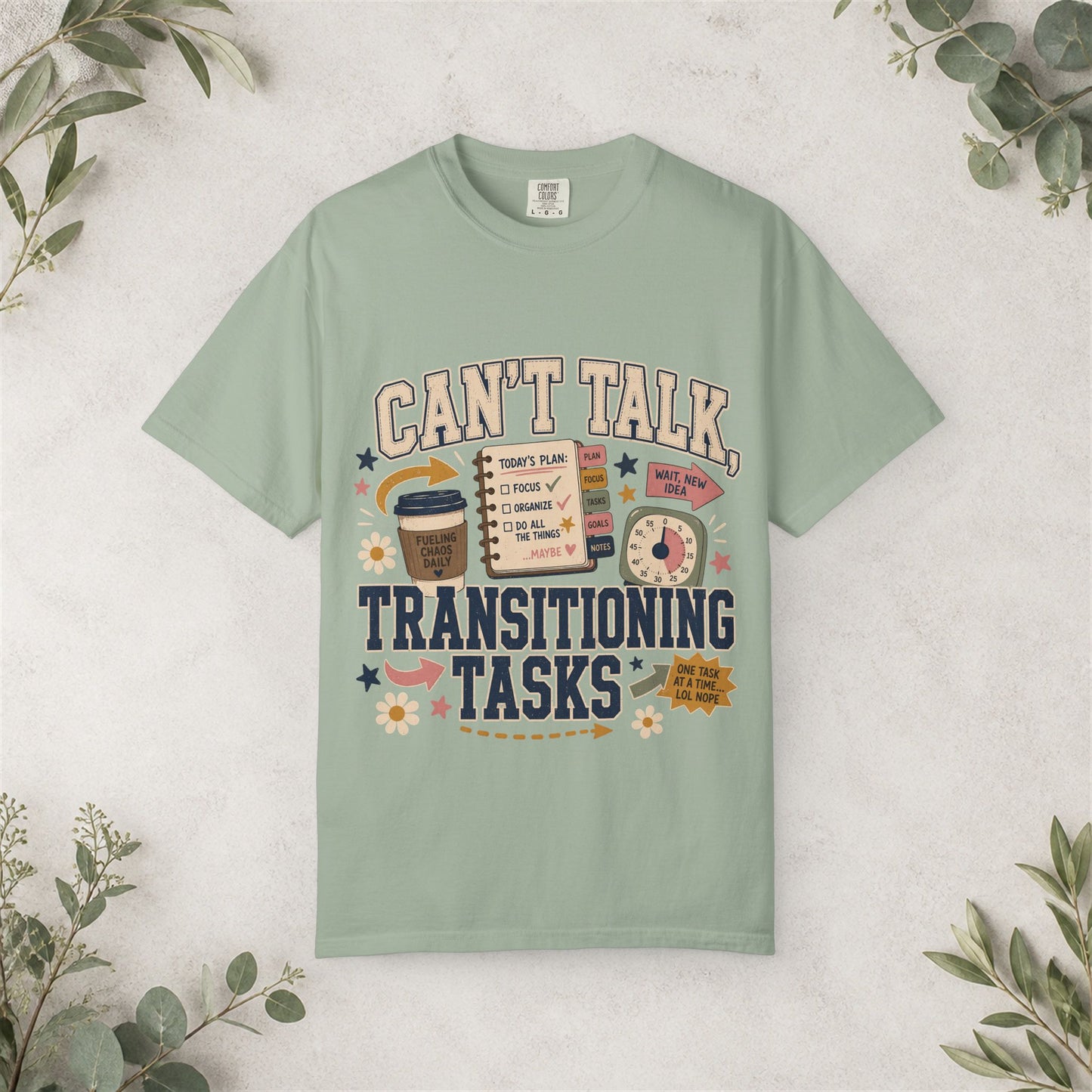 Can’t Talk Transitioning Tasks