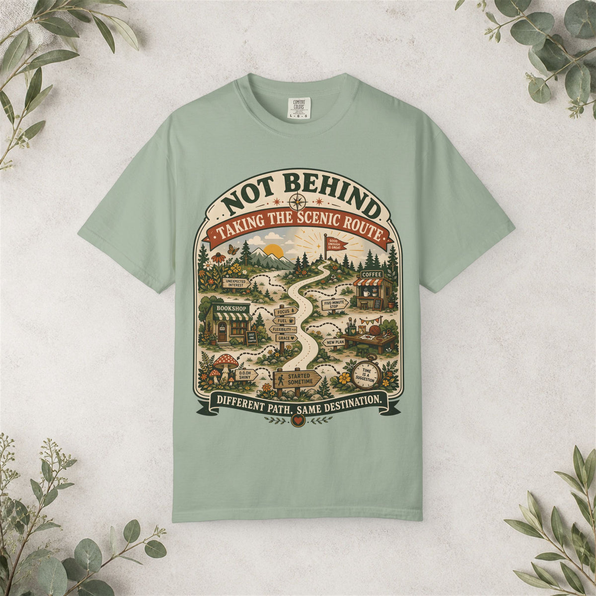 Not Behind -Taking the Scenic Route