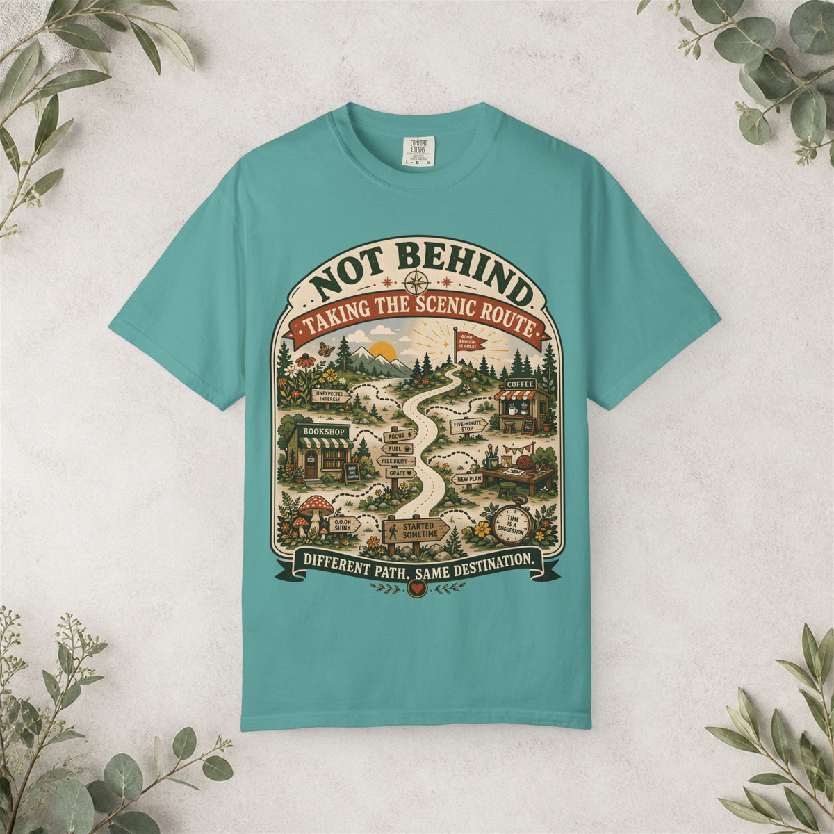 Not Behind -Taking the Scenic Route