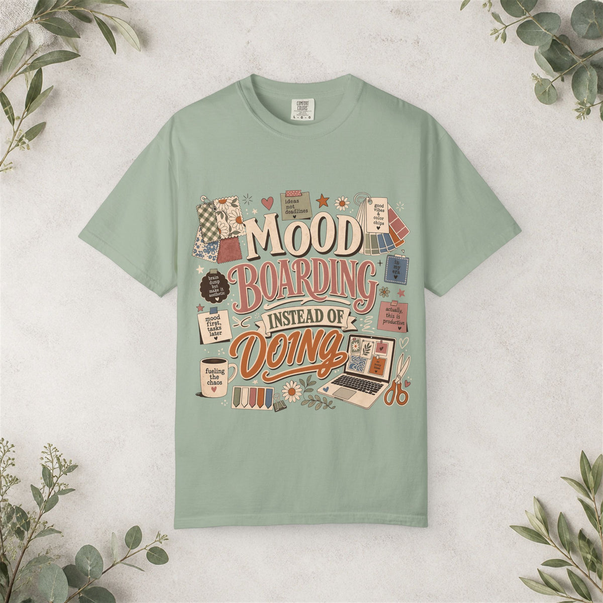 Mood Boarding Instead of Doing Shirt