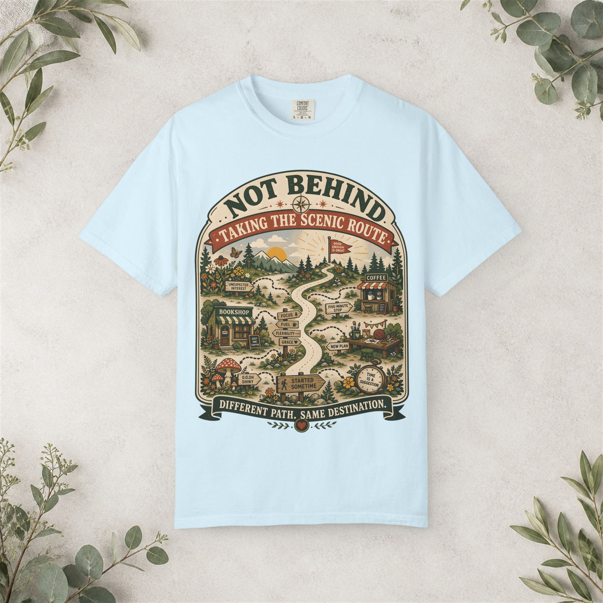 Not Behind -Taking the Scenic Route