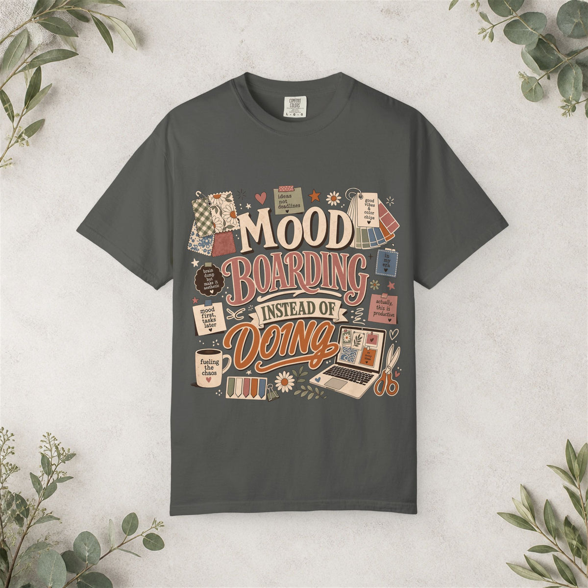 Mood Boarding Instead of Doing Shirt