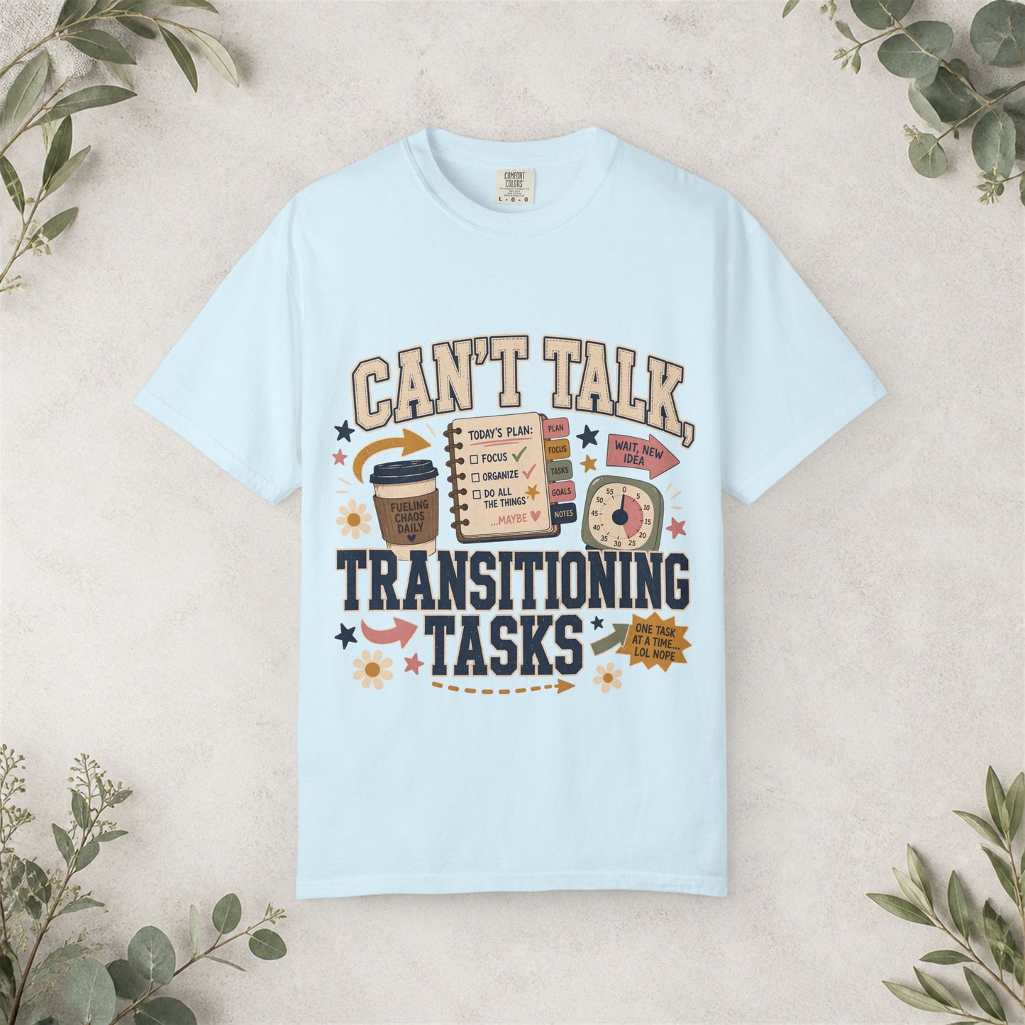 Can’t Talk Transitioning Tasks
