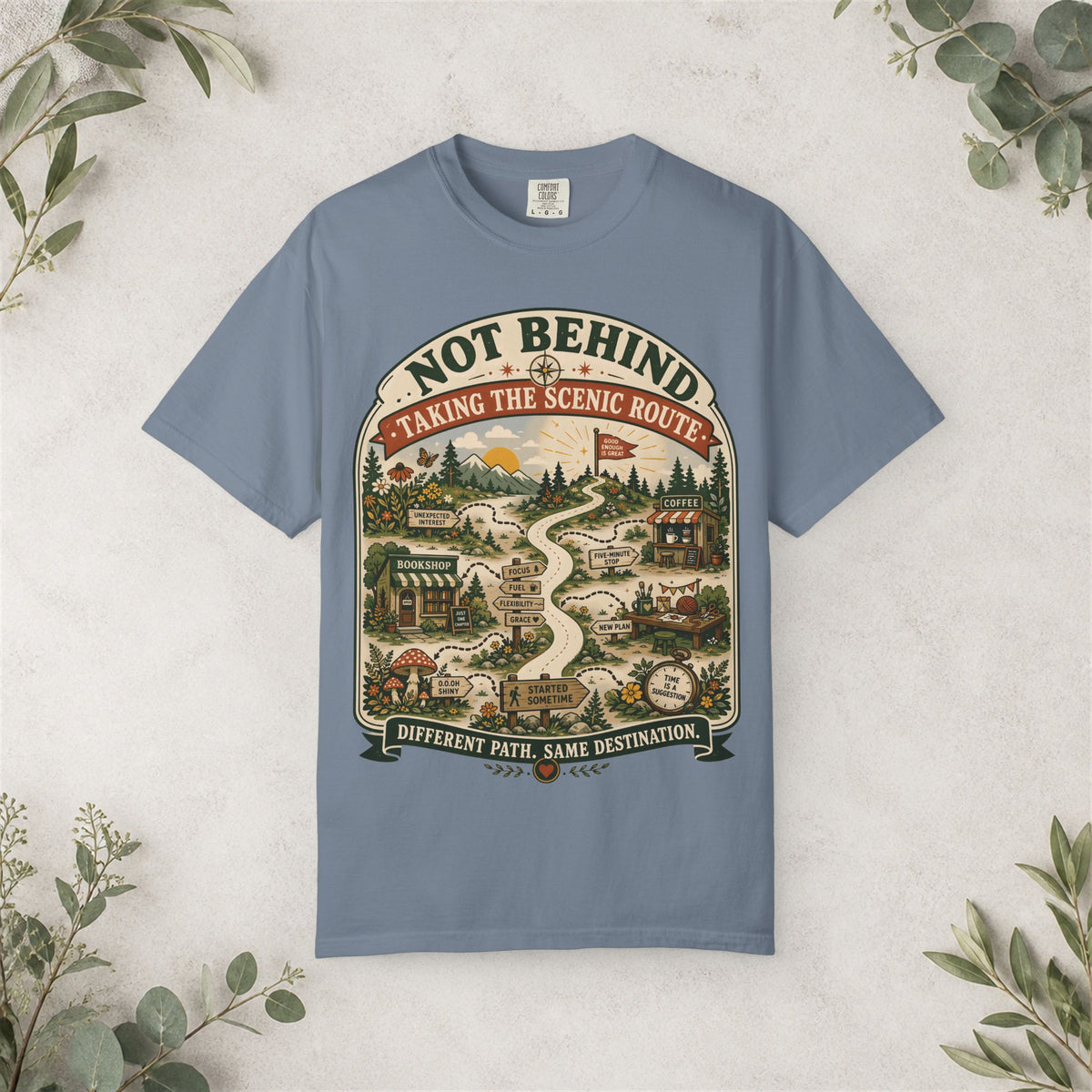 Not Behind -Taking the Scenic Route